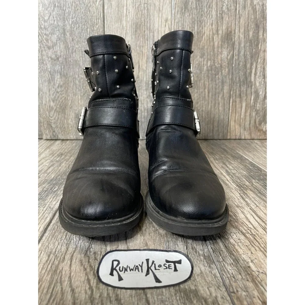 Sam Edelman CIRCUS Dannelly Studded Combat Ankle Boots Size Women Size 7 - Picture 2 of 13